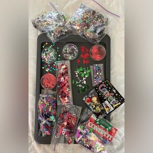 Confetti Galore! Lot of Miscellaneous Colorful Confetti 
(Bin 1)